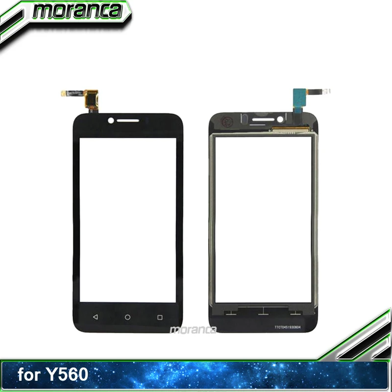 

High Quality New Touch Screen for Huawei Ascend Y560 Digitizer Touch Panel Front Glass Lens Sensor Black Replacement Parts