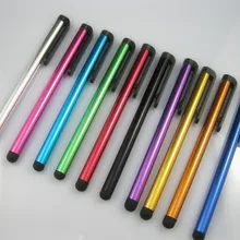 1000 шт/партия цветной тонкий емкостный стилус сенсорная ручка для мобильного смартфона, для планшетного ПК для КПК iTouch для samsung