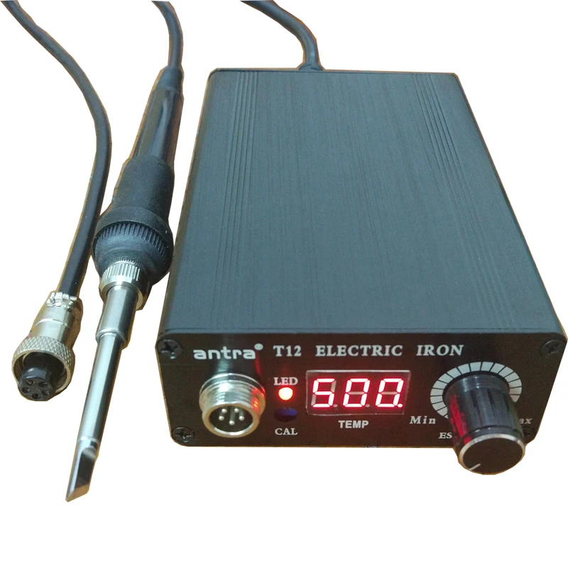 Comprar Calefacción rápida Antra T12 Estación de soldadura electrónica de hierro suspensión automática automático de espera termostato de control STC T12
