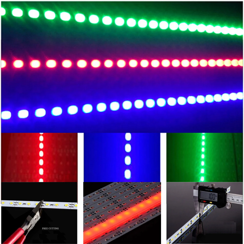 50 шт. * см супер яркий чистый белый 4500k DC12V 36SMD 5630/5730 светодиодная жесткая полоса