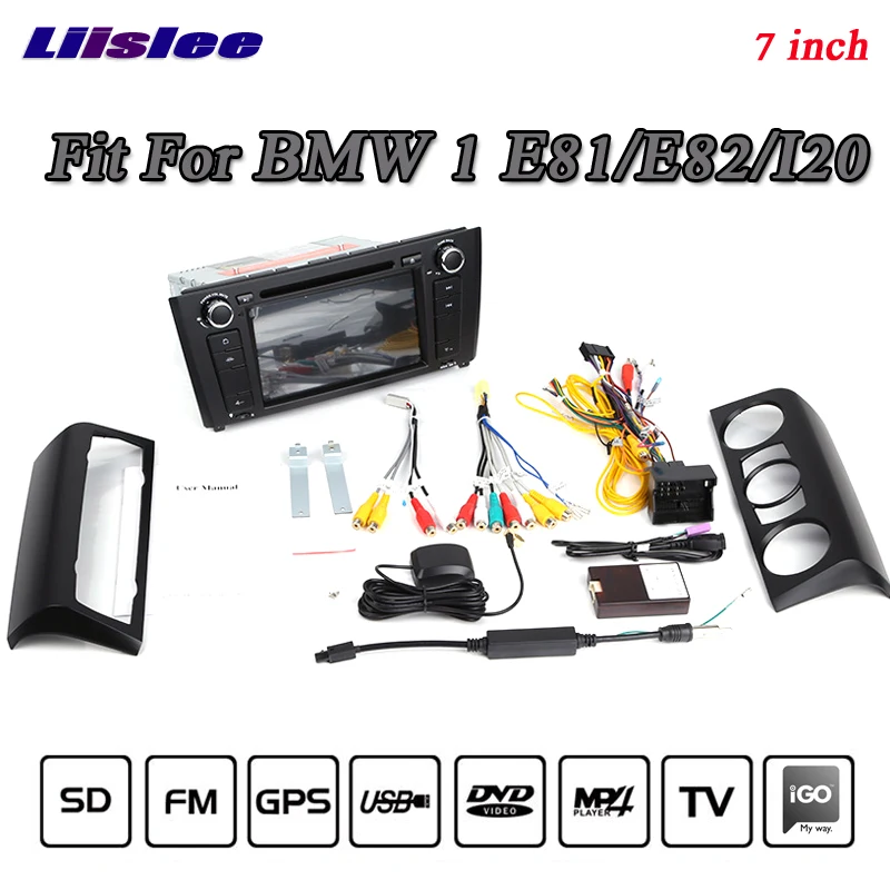Perfect Liislee For BMW 1 E81 E82 I20 Stereo Radio 3G BT Canbus DVD Player GPS MAP Navigation 1080P HD Screen System Original NAV Design 5