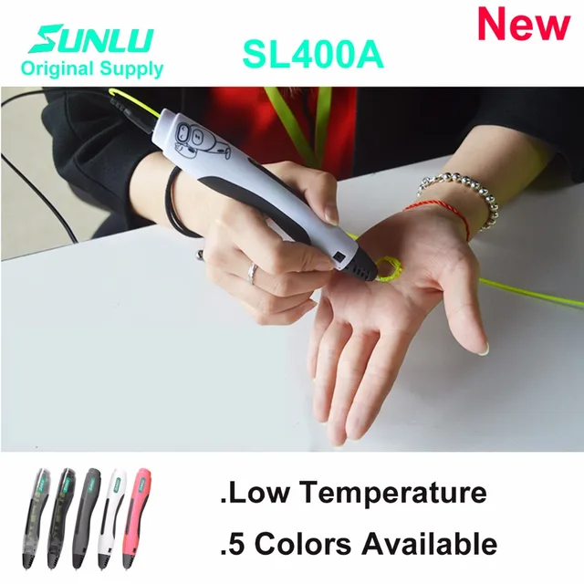 Special Price SL400A low temerature 3D pen Children doodle toy pen 3D pen use low temperatuere filament safe for children use 3d painting pen