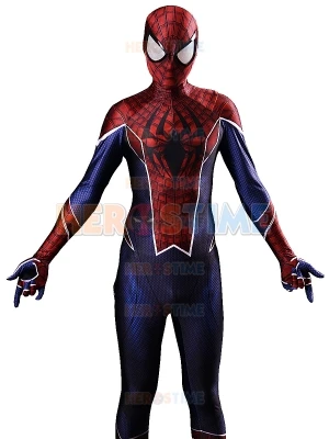 

Punk Spiderman Costume 3D Printing Spider-man Costumes Halloween Cosplay Spandex Zentai Suit