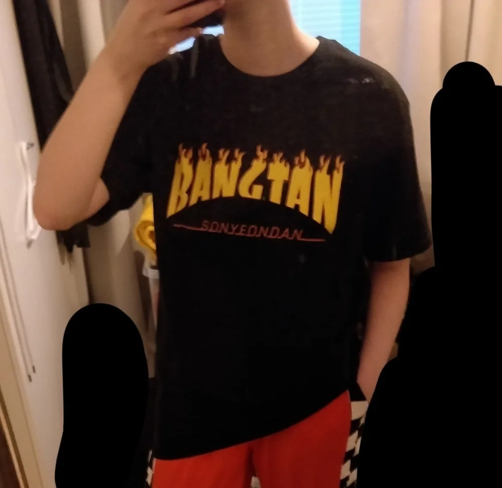 PUDO XSX 1 шт Jungkook Уличная Одежда Футболка Kpop Ar my Bang tan Boys модная Merch Модная рубашка