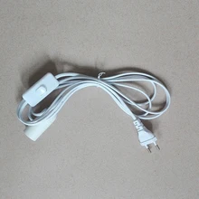 Подвеска E14 держатель лампы, Длина шнура питания 1,8 метров, plug and play, круглая вилка с выключателем, белый блеск E14 Цоколь