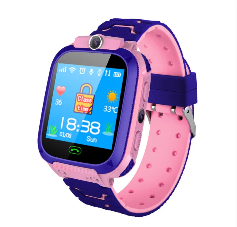 

DS39 Kids Smart Watch Wrist SOS Call Anti-lost GPS Tracker Children's Smart Phone Watch Sim Card Camera for Boys Girls Gift 3E17