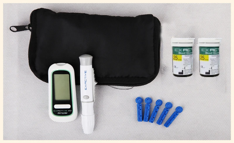 MICROTECH MEDICAL EQ  Blood Suger Monitor glycuresis Monitor Glucose meter medidor de glicose with 100 Diabetic test strips & Lancets +Blood Sampling Pen-2