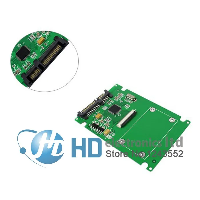 1," ZIF/LIF CE HDD жесткий диск SSD до 7+ 15 22 Pin SATA адаптер конвертер