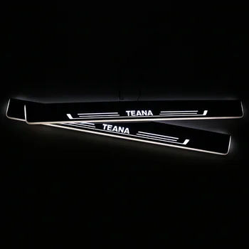

SNCN LED Car Scuff Plate Trim Pedal Door Sill Pathway Moving Welcome Light For Nissan Teana 2013 2014 2015 2016 Accessories