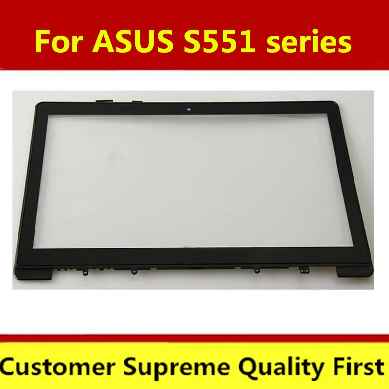 

15.6" TCP15F81 V0.4 Touch Screen Touch Panel Digitizer Glass with frame For Asus VivoBook S551 S551L S551LB S551LA S551LN