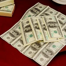 Доллар$100 банкноты карманные салфетки из шелковистой бумаги Шутка Подарок 4 июля вечерние казино