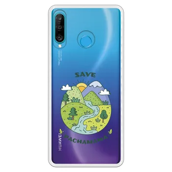

Stand case costume drawing Save Pachamama WP003 for Huawei P30 Lite