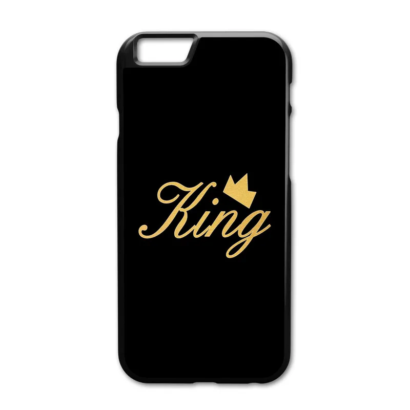 King queen парные чехлы Чехол для iPhone 5 5S 6 6S 7 8 Plus X XS Samsung Galaxy S4 S5 S6 S7 Edge S8 S9 плюс |