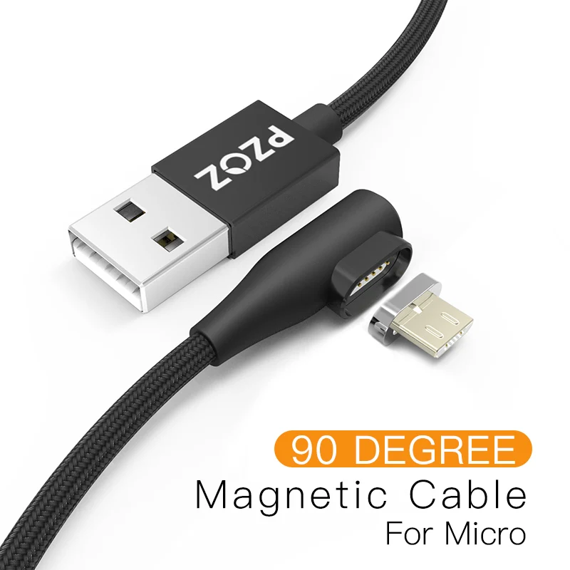 159.23руб. |PZOZ 90 градусов Micro USB Магнитный кабель Быстрая Зарядка адаптер Кабели для телефонов Microusb Android зарядное устройство для Xiaomi redmi Tablet-in Кабели для мобильных телефонов from Мобильные телефоны и телекоммуникации on AliExpress