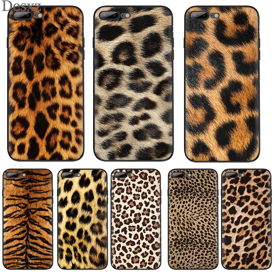 Чехол для мобильного телефона TPU iPhone 7 8 6 6S Plus 11 Pro X XS Max 5 5S SE XR Tigre Leopardo Pantera Shell |