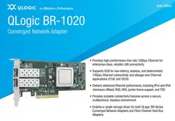 RaidStorage QLogic Brocade BR1010 BR-1010 1 порт 10GbE FC LC SR TCP/IP SAN iSCSI FCoE адаптеры сетевая плата контроллера PCI