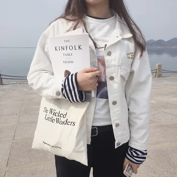 

Fashion Women Letter Printing Messenger Handbags 2019 New Hot Zipper Soft School Students Book Bag Canvas Bags Shoulder Bags