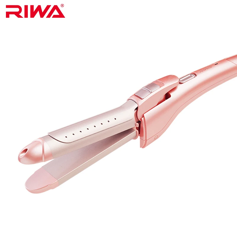 

RIWA 2 in 1 Folding Styling Tool Temperature Control Curling For Hair Curler Iron Wet and Dry Ceramic Curling Irons RB-8309