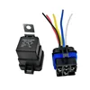 JD2912-1Z-12VDC 40A 5 Pin Automobile Relay Waterproof Integrated Wired Auto Relay + Holder With Wires DC 12v 40A ► Photo 1/4