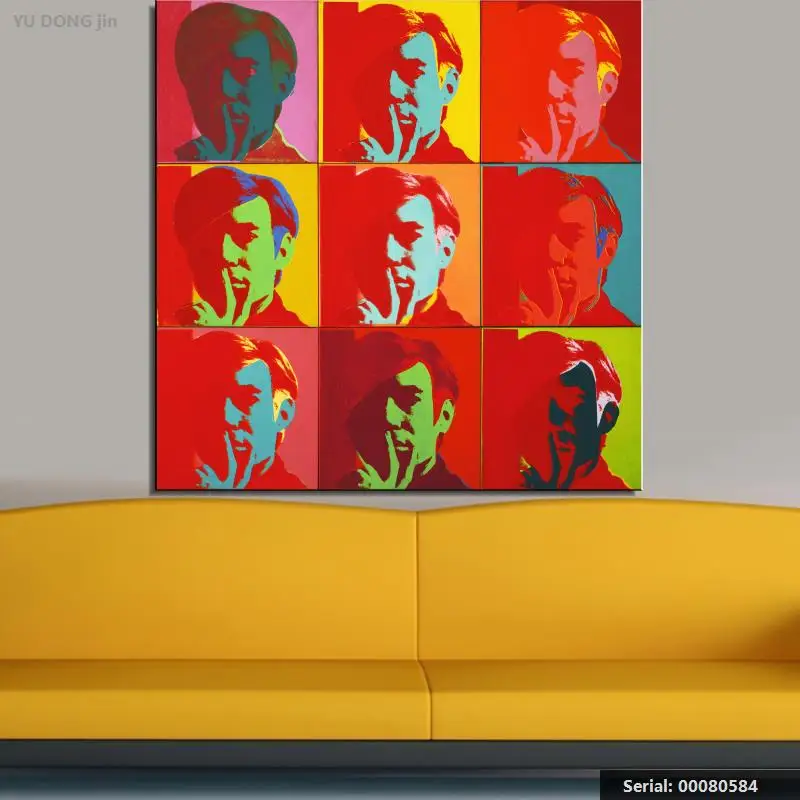 Yu dong jin Andy Warhol Still life абстрактная масляная живопись Рисование Искусство спрей без
