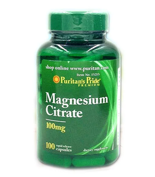 

Free shipping Magnesium Citrate 100 mg 100 capsules