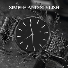 BINZI New Ultrathin Watch Men Black Quartz Men Watch Calendar Stainless Stell Simple Grace Waterproof Relogio