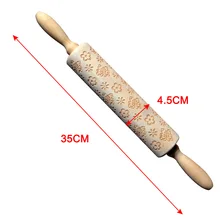 Горячая пасхальное яйцо Печать деревянная Скалка 3D рельефная скалка для выпечки дома Kicthen LSK99