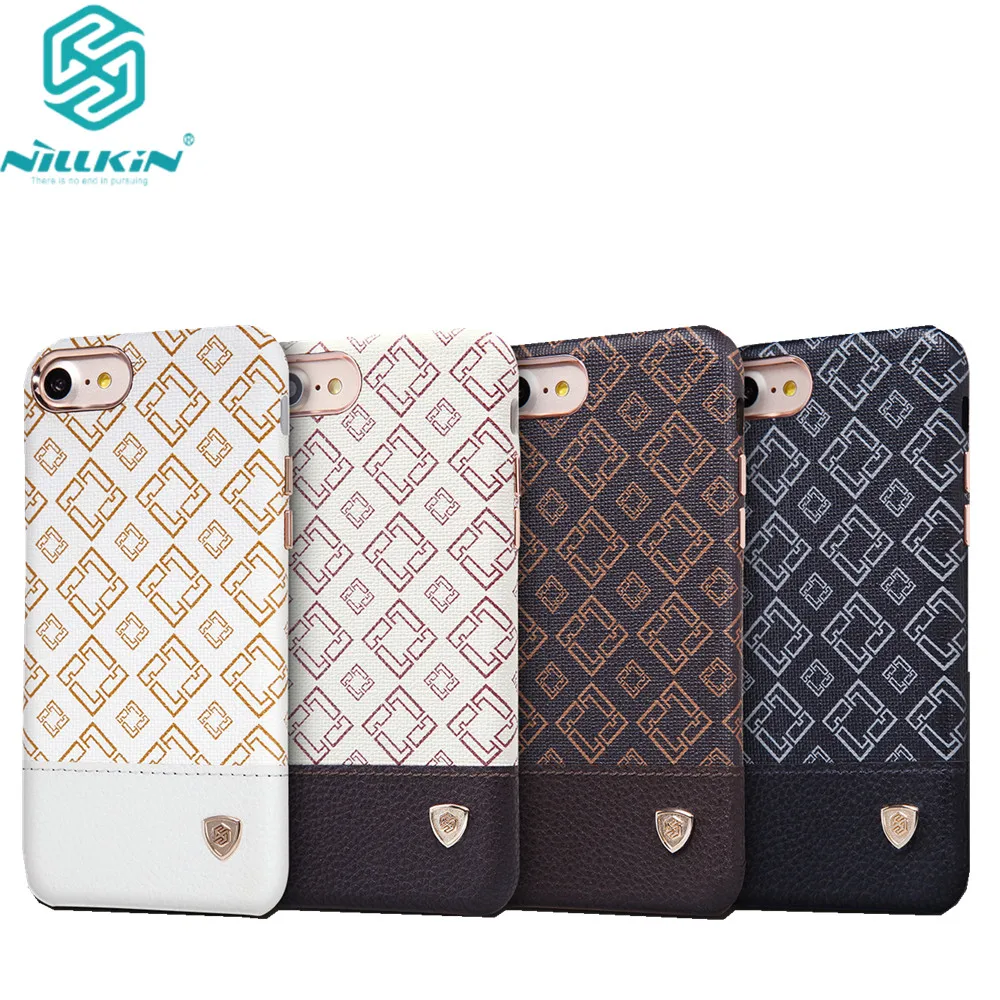 bilder für Nillkin oger pu leder rückseitige abdeckung case vintage leder pc case für apple iphone 7 case 4,7 zoll arbeit mit magnetische auto halter bilder für Nillkin oger pu leder rückseitige abdeckung case vintage leder pc case für apple iphone 7 case 4,7 zoll arbeit mit magnetische auto halter