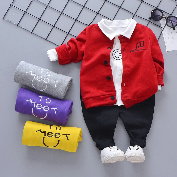 

Brand Designer Baby Boy Autumn Fashion Clothing Sets Baby Girl Lovely Style Clothing Outfits