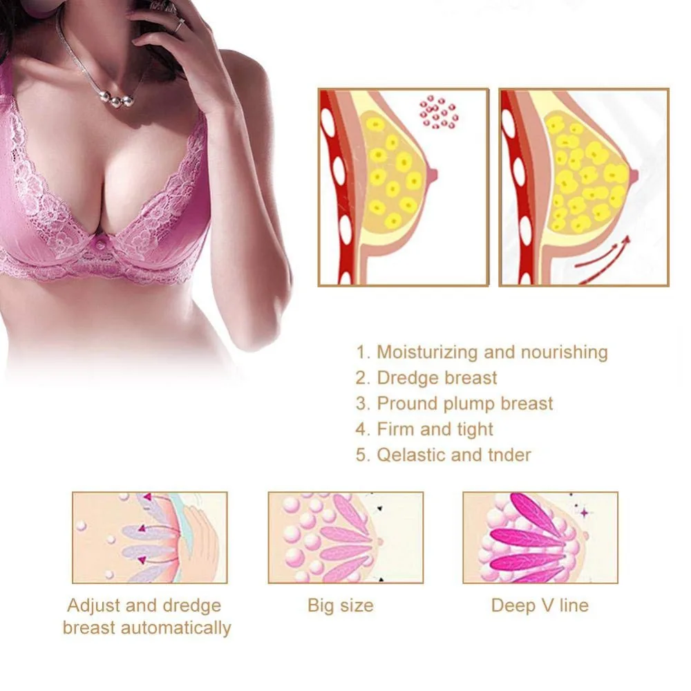 Крем для груди натуральный увеличение груди дополнение массажный крем Незаменимый для увеличения и подъема бюста