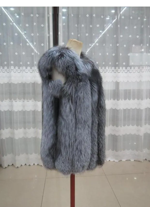 Red Fur Véritable Rouge D'hiver Fourrure Vêtements Réel Outwear Bon Renard Naturelle Gilet Silver silver Prix Fur Fox De 2019 Femmes Femelle IpUqTaCaw