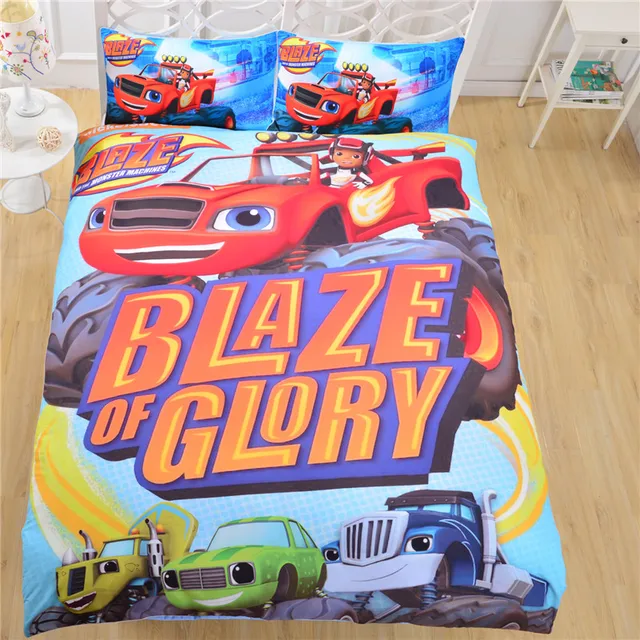 Moonpalace Cartoon Bedding Set Blaze and Monster Machine ...