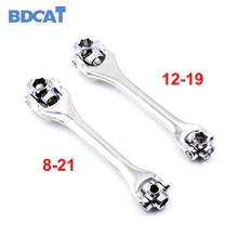 BDCAT 1 шт. бытовой ключ 12-19/8-21 8 в 1 торцевой ключ мульти инструмент ручные инструменты