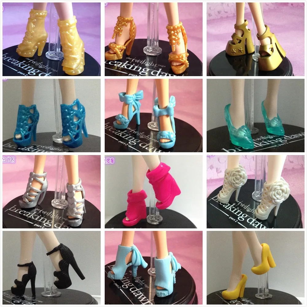 Vendita capi originali e scarpe originali per barbie fai da te combinazione  favorevole 10 teste + 10 scarpe = 20 pz teste sandali per barbie|shoe  stores sandals|sandal house shoesshoes sox - AliExpress