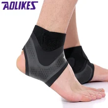 AOLIKES спортивный фиксатор для голеностопа, протектор, компрессионная поддержка лодыжки, защита, Эластичный Защитный бандаж, поддержка футбола, баскетбола
