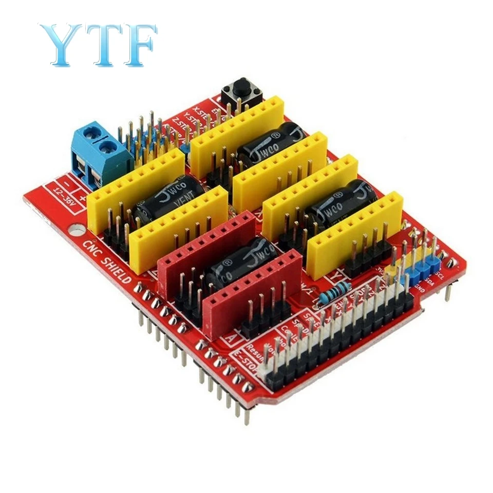 

3D printer Parts A4988 Driver CNC Qunqi Shield Expansion Board for V3 Engraver