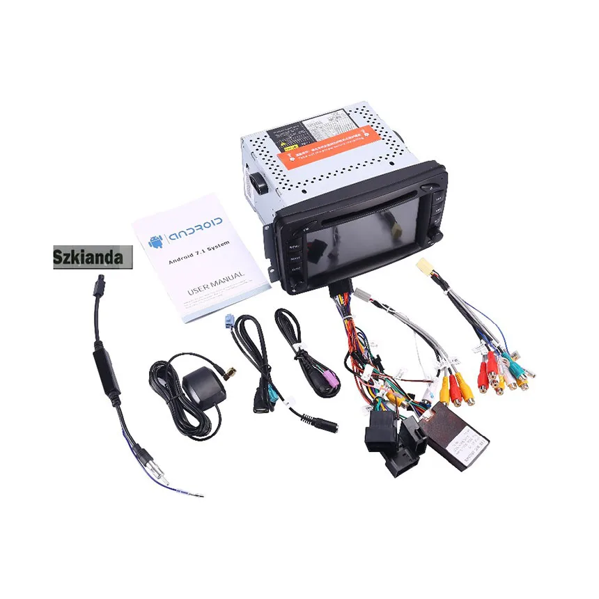 Sale In Stock 7"Android 9.0 Car DVD Player For Mercedes Benz CLK W209 W203 W463 W208 Wifi 3G GPS Bluetooth Radio Stereo audio media 37