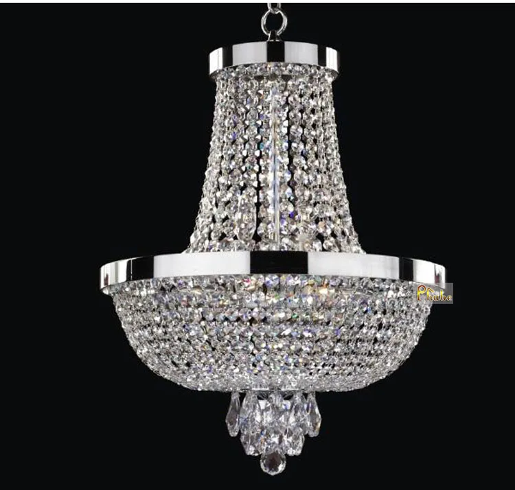 

Phube Lighting Luxury Crystal Chandelier Chrome Chandeliers Lighting Modern Chandeliers Light +Free shipping !
