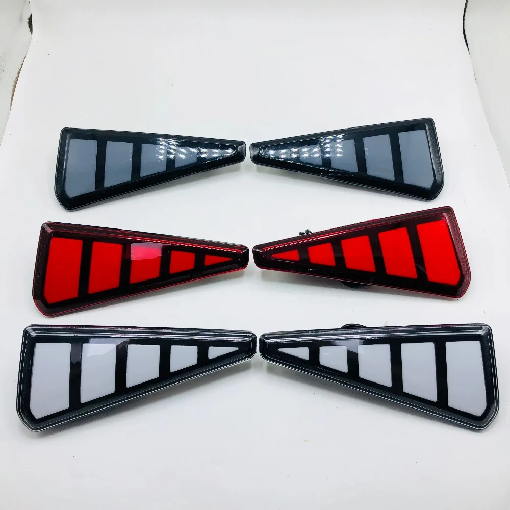 one set LED For Toyota Voxy 80 Rear Bumper Reflector Lens Stop Brake Lights 2018 DRL daytime running light one set LED For Toyota Voxy 80 Rear Bumper Reflector Lens Stop Brake Lights 2018 DRL daytime running light