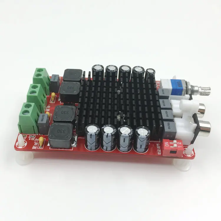 XH M510 TDA7498 высокомощный цифровой усилитель класса D 2*100 Вт автомобильный DC 14 34 в|digital