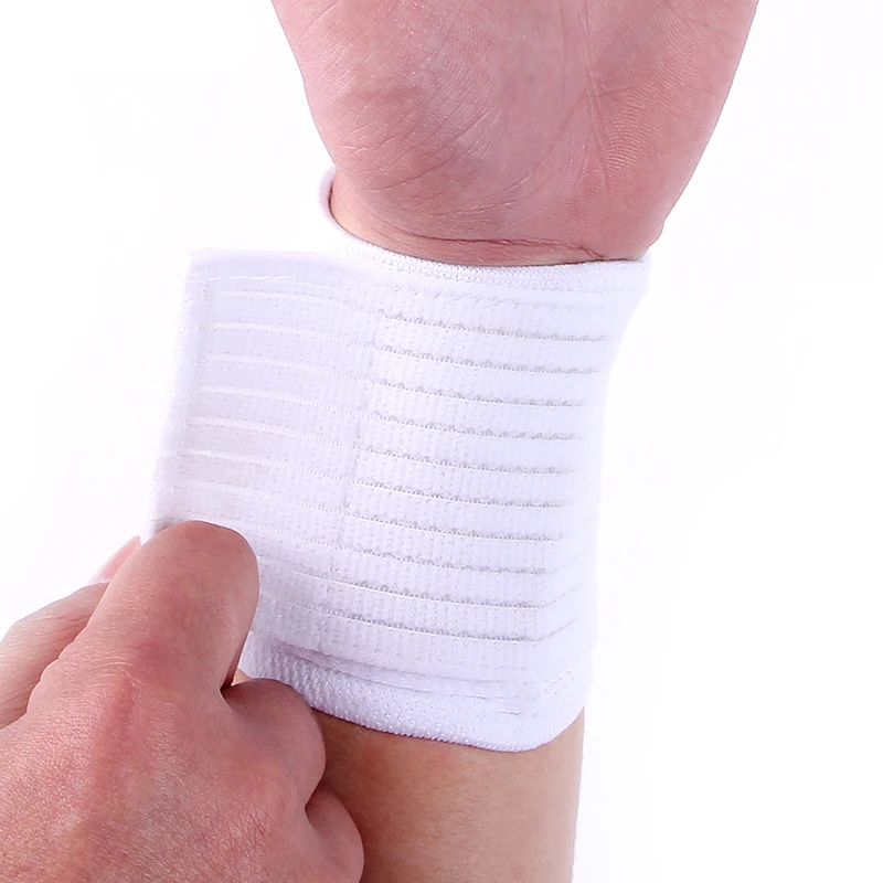 Buy White high quality nylon spandex material wrist