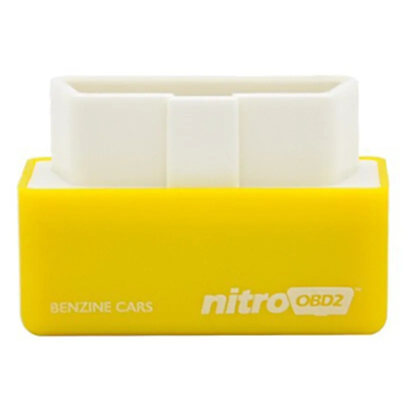 NitroOBD2 для Автомобили, работающие на бензине чип-тюнинг интерфейс Nitro OBD2 вилка и привод желтый диагностический инструмент