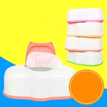 Детские влажные салфетки, коробка пластиковая коробка ткани автоматическая мокрая случае салфетки по уходу за ребенком аксессуары нажмите pop-up дизайн Бесплатный