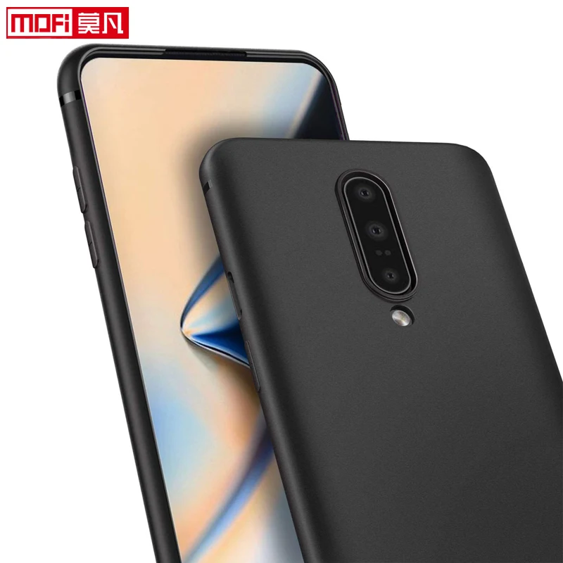 Матовый чехол для oneplus 7 pro Чехол oneplue 7 силиконовый чехол черный мягкий Mofi ультра тонкий защитный чехол oneplus 7 Pro