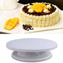 27,5 см 10 дюймов Пластик торт поворотный стол DIY выпечки инструмент противоскольжения круглый торт стенд проигрыватель вращающийся украшения торта инструмент