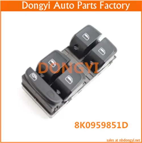 FREE SHIPPING NEW MASTER WINDOW SWITCH FOR 8K0959851D | Автомобили и мотоциклы