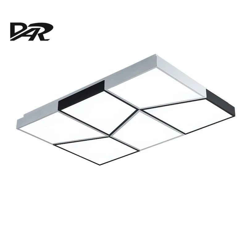 

Minimalist Black&White Ceiling Lamp led Square Remote Control Dimmable Modern Lustre Led Ceiling Lights For Living Room Bedroom