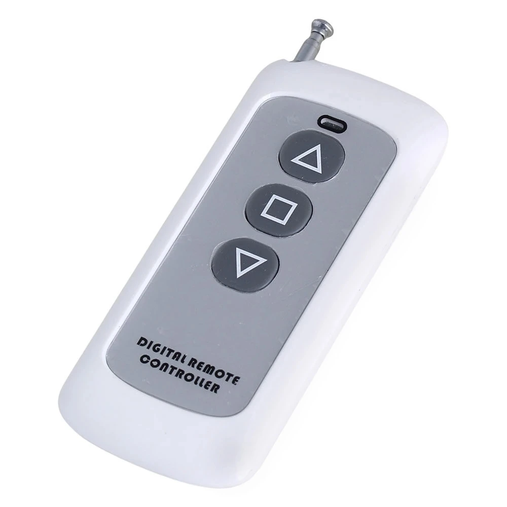 

433MHz 3CH Up/Down/Stop Button Wireless Remote Control Switch for Motor