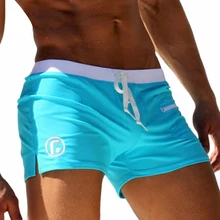 Sexy Men Swimsuit Men’s Swimming Trunks for Bathing Gay Mens Swimwear Men Beach Swim Boxer Shorts sungas de praia homens 2017