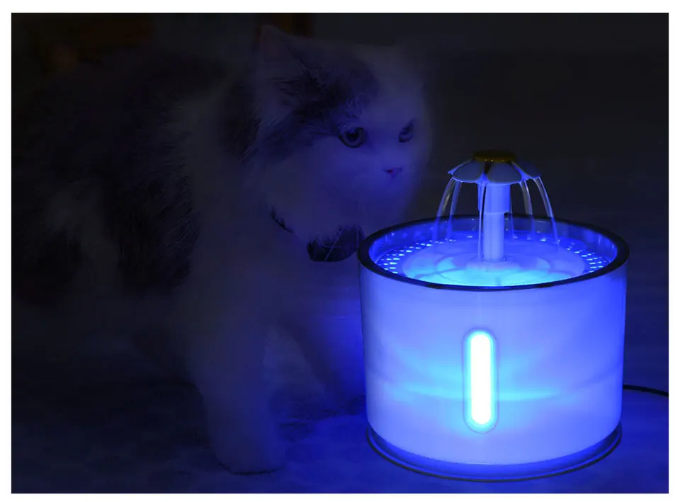 Pet Water Fountain For Cats Dogs USB Electric Water Dispenser Cat Drinker Fountain Filter   Automatic Drinking Bowl For Cats Dog (7)